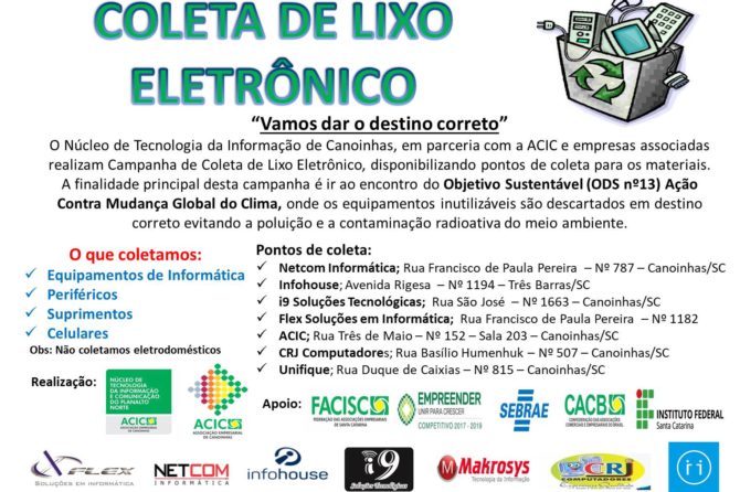 NTIPlan Realiza Campanha de Coleta de Lixo Eletrônico