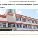 Núcleo da Mulher Empresária da Acic realiza campanha em prol ao Hospital Santa Cruz – Fonte: Portal JMais