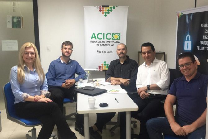 ACIC recebe equipe comercial da FACISC