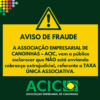 AVISO DE FRAUDE